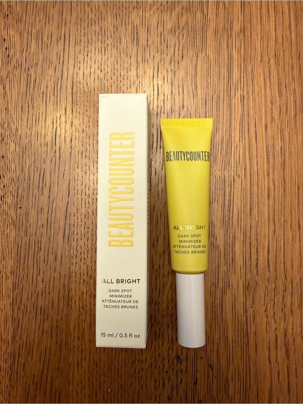 beautycounter All Bright Dark Spot Minimizer - Yellow Tube